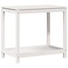 vidaXL Potting Table with Shelf White 82.5x50x75 cm Solid Wood Pine