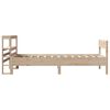 vidaXL Bed Frame without Mattress 75x190 cm Small Single Solid Wood Pine