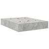 vidaXL Storage Bed Frame Concrete Grey 160 x 200 cm Engineered Wood