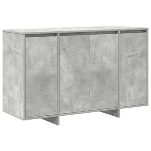 vidaXL Sideboard Concrete grey 120 x 41 x 75 cm Engineered wood