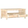 vidaXL Coffee Table White 90x50x40 cm Solid Mango Wood