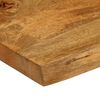 vidaXL Table Top 100x60x2.5 cm Live Edge Solid Wood Mango
