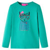 Kids' T-shirt with Long Sleeves Bright Green 140