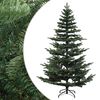 vidaXL Artificial Hinged Christmas Tree 210 cm PE & PVC Green