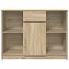 vidaXL Sideboard with Drawer Sonoma Oak 101x35x76 cm Engineered Wood