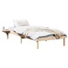vidaXL Bed Frame Natural 100 x 200 cm Solid Pine Wood