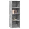 vidaXL Highboard Concrete Grey 40x41x124 cm Engineered Wood