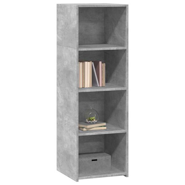 vidaXL Highboard Concrete Grey 40x41x124 cm Engineered Wood