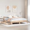 vidaXL Bed Frame with Drawers 200x200 cm Solid Wood Pine