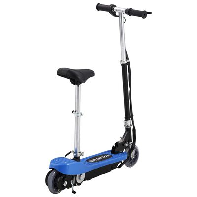 vidaXL Electric Scooter with Seat 120 W Blue