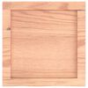 vidaXL Bathroom Countertop Light Brown 40x40x(2-4) cm Treated Solid Wood
