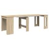 vidaXL Dinning Table 240 x 85 x 75 cm Engineered Wood Sonoma Oak