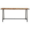 vidaXL Dining Table 160x80x75 cm Solid Wood Mango