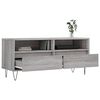 vidaXL TV Cabinet Grey Sonoma 100x34.5x44.5 cm Engineered Wood