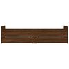 vidaXL Bed Frame with Drawers without Mattress Brown Oak 90x190 cm Single