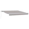 vidaXL Awning Retractable Light Grey 300 x 250 x 165 cm Polyester