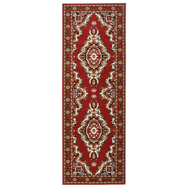 vidaXL Runner Rug BCF Oriental Red 100x300 cm