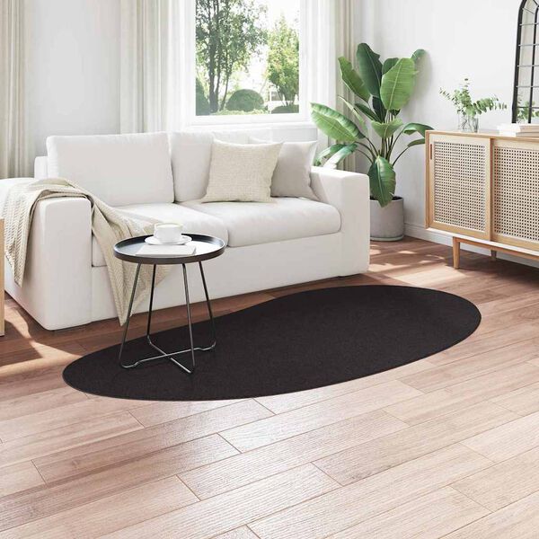 vidaXL Carpet Folding Black 100 x 200 cm Polyester