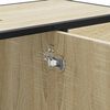 vidaXL Bathroom Sink Cabinet Sonoma Oak 80x33x60 cm Engineered Wood