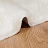 vidaXL Faux Sheepskin Rug Tafalla White 80 x 200 cm Polyester