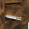 vidaXL Bedside Tables with Drawer 2 pcs Smoked Oak 40 x 30 x 467 cm