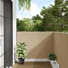 vidaXL Balcony Screen Beige 120x300 cm Oxford Fabric