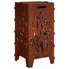 vidaXL Fire Pit Rusty 47 x 38 x 75 cm Weathering Steel