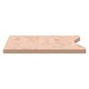 vidaXL Desk Top 100x(45-50)x2.5 cm Solid Wood Beech