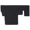 vidaXL Car Mat 4 pcs Black Rubber