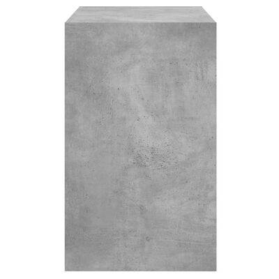 vidaXL Shoe Cabinet Concrete Grey 80x42x69 cm Engineered Wood