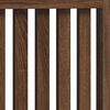 vidaXL Radiator Cover Brown Oak 78 x 19 x 81.5 cm Engineered Wood