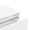 vidaXL Bedside Cabinet High Gloss White 40x30x39 cm Engineered Wood