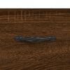 vidaXL Highboard Brown Oak 69.5x34x180 cm Engineered Wood