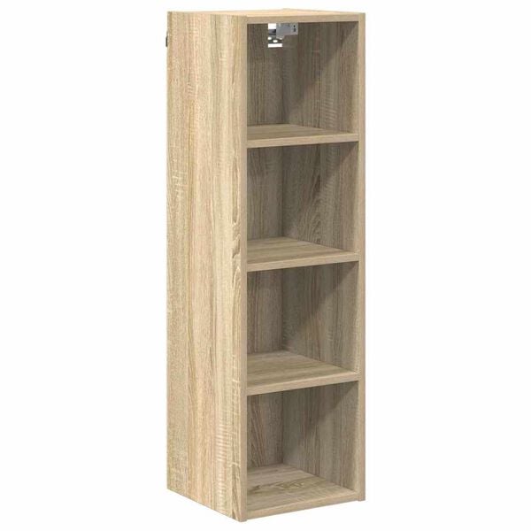 vidaXL Hanging Cabinet Sonoma Oak 30 x 29.5 x 100 cm Engineered Wood