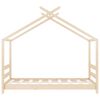 vidaXL Kids Bed Frame Solid Pine Wood 70x140 cm