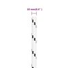 vidaXL Braided Boat Rope White 10 mmx25 m Polyester