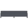 vidaXL Bed Frame with Mattress Dark Grey 90 x 200 cm Fabric