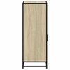 vidaXL Bathroom Cabinet Sonoma Oak 35x37.5x100 cm Engineered Wood