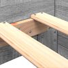 vidaXL Bed Frame without Mattress Grey Sonoma 75x190 cm Small Single Engineered Wood