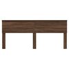 vidaXL Headboard Brown Oak 200 cm Engineered wood