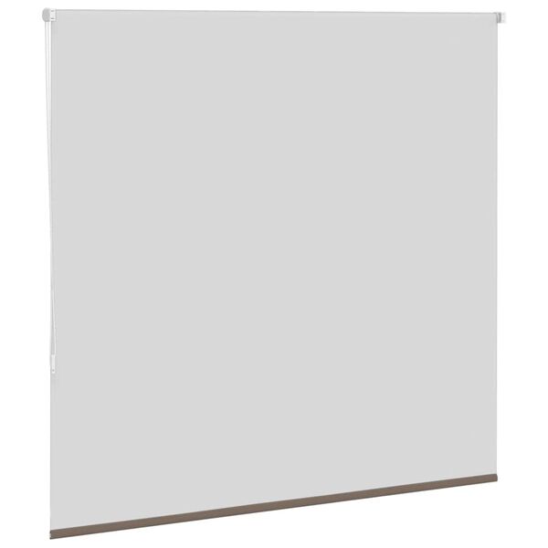 vidaXL Roller Blind Blackout Coffee 165x130 cm Fabric Width 161.6 cm Polyester