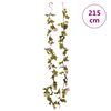 vidaXL Flower Garlands 6 pcs Champagne 215 cm