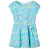 vidaXL Kids' Dress Light Aqua 140
