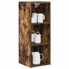 vidaXL Hanging Cabinet Smoked Oak 30 x 29.5 x 80 cm Engineered Wood