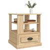 vidaXL Side Table Sonoma Oak 50x50x60 cm Engineered Wood