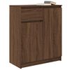 vidaXL Sideboard with Drawer Brown Oak 71x35x84 cm Engineered Wood
