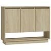 vidaXL Sideboard Sonoma Oak 97x31x75 cm Engineered Wood