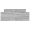 vidaXL Bed Frame without Mattress Grey Sonoma 120x200 cm