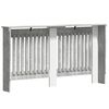 vidaXL Radiator Cover Concrete Grey 152 x 19 x 81.5 cm Engineered Wood