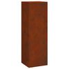 vidaXL Plant Stand 3 pcs Rusty Weathering Steel